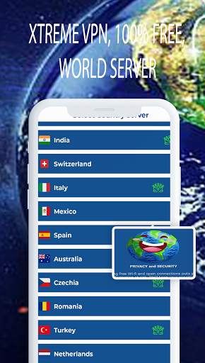 Xtreme VPN - Secure and Turbo VPN Service screenshot 2