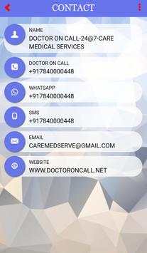 DOCTOR ON CALL-24/7-ALL TREATMENT @HOME/PHONE-CALL screenshot 5