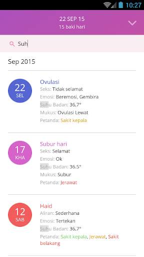 Ovu – Pengesan Haid Percuma screenshot 5