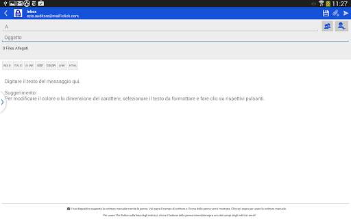 Mail1Click- Posta Cifrata screenshot 12