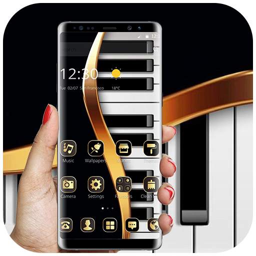 Gold Luxury Piano Theme 1.1.9