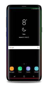 Galaxy Edge Lighting Live Wallpaper screenshot 1