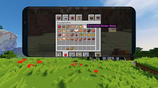 AppleSkin Mod for MCPE screenshot 1