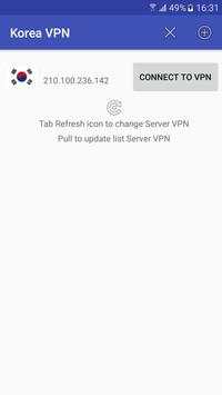 Korea VPN screenshot 1