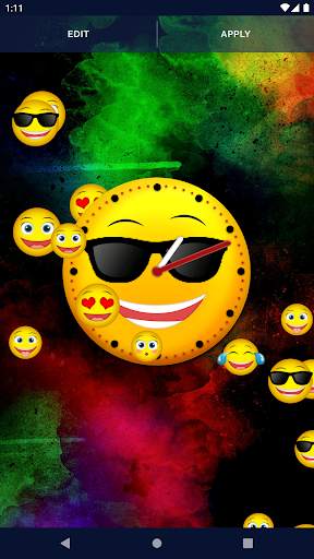 Emoji Clock Live Wallpaper screenshot 6
