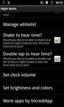 Night Mode Trial (Night Clock) 2 تصوير الشاشة
