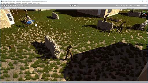 Zombie destruction top view screenshot 1
