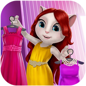 Talking Cat Fashion Dress Up أيقونة