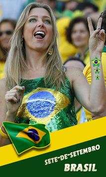 Brazil National Flag Face Photo Frame DP Maker screenshot 7