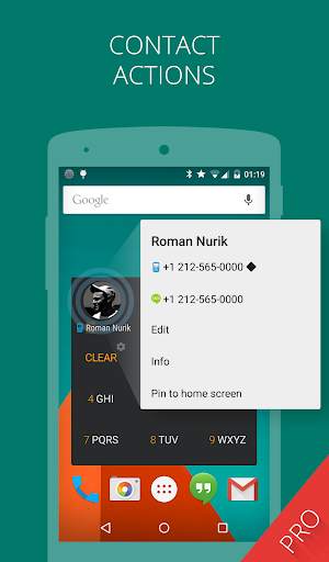 AppDialer Pro, instant app/contact search, T9 screenshot 6