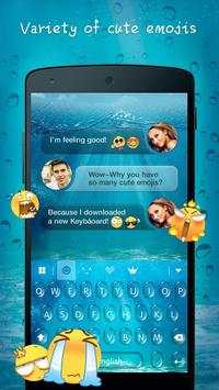 Keyboard - Boto: Sea Waterdrop screenshot 2