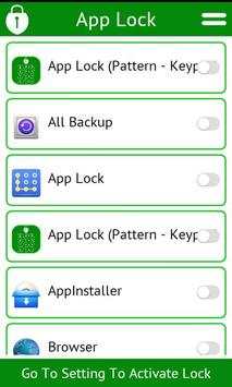 App Lock (Pattern - keypad) screenshot 2