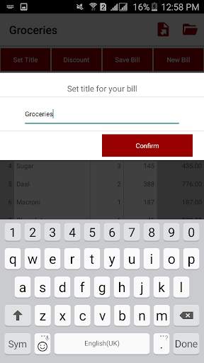 Bill Calculator: Calculate, Organize and Export 6 تصوير الشاشة