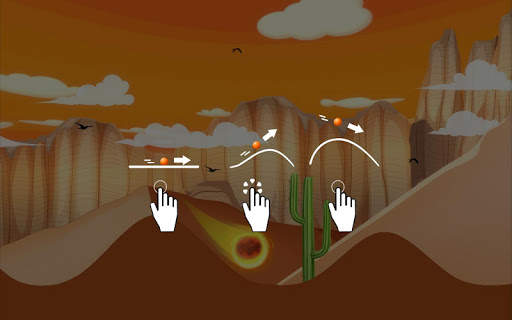Sand Jump ball rider  : Snow Mountains game screenshot 5