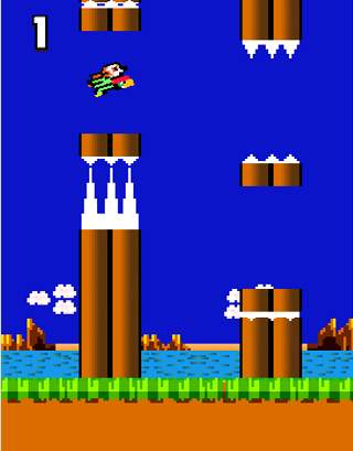 Flappy Weasel Bird screenshot 3