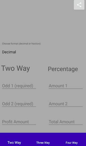 Arbitrage Calculator screenshot 1