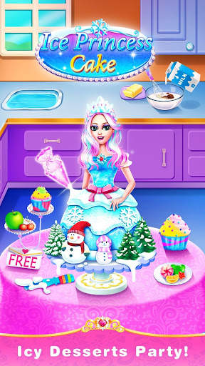 Ice Princess Comfy Cake -Baking Salon for Girls screenshot 1