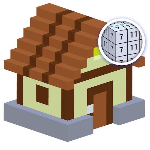 House Voxel Paint by Number - 3D Glitter Coloring 5.6