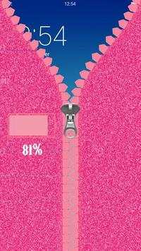 Diamond Zipper Screen Lock screenshot 4