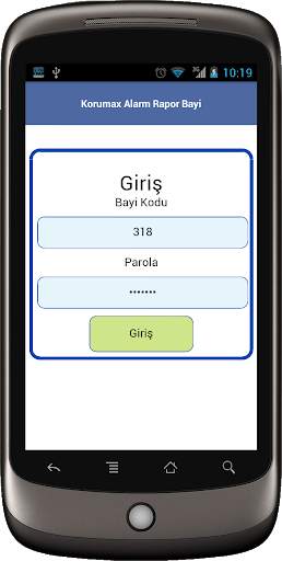 Mobil Alarm Takip Bayi screenshot 1
