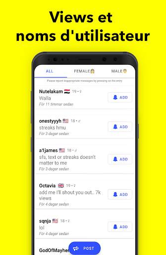 SFriends - Amis pour Snapchat screenshot 3