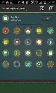 Winter paper go launcher theme screenshot 5