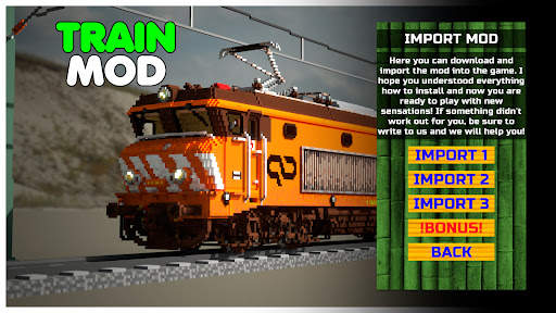 Train Mod for Minecraft PE скриншот 3