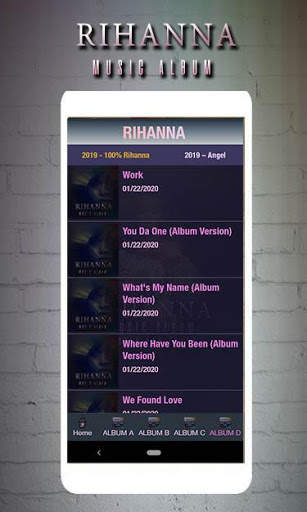 rihanna s album 188 pop songs album lagu barat screenshot 4