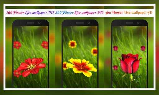360 Flower live wallpaper 3D screenshot 2