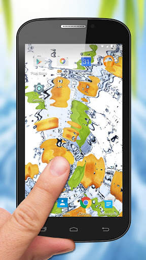 Fruits In Water Live Wallpaper screenshot 4