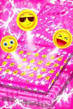 Pink Sparkles Keyboard 5 تصوير الشاشة