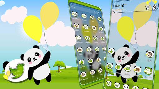 Panda Balloon Launcher Theme screenshot 1