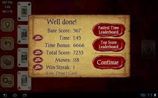 Solitaire screenshot 19