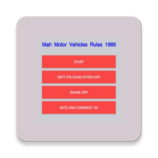 Mah Motor Vehicles Rules 1989 1.0.5