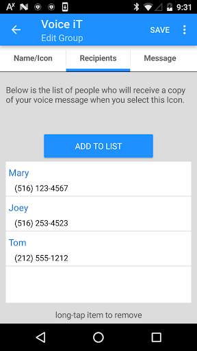 Voice iT - Voice Messenger/Voice Memo Recorder screenshot 4