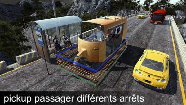 Montagne auto pousse-pousse conduire Jeu screenshot 2