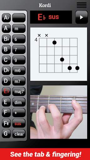 Kordi Guitar Chord screenshot 2
