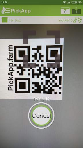 PickApp Scanner screenshot 1