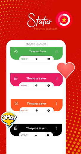 Timepass saver - status downloader for whatsapp स्क्रीनशॉट 3