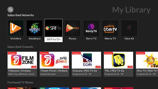 SRIFlix Android TV– Live TV, Movies, TV Shows screenshot 2