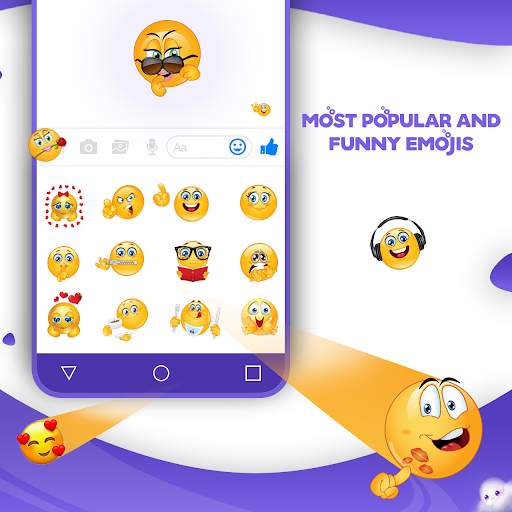 Cute Kawaii Keyboard Theme 5 تصوير الشاشة