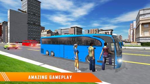 Offline City Bus Driving Games screenshot 2
