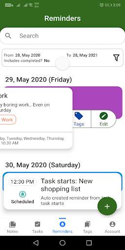 Supernote - Note taking, reminders & tasks 7 تصوير الشاشة