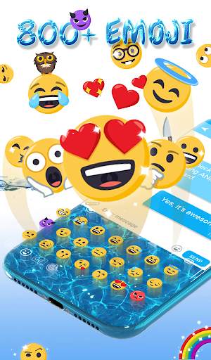 Summer Pool Live Wallpaper & Animated Keyboard скриншот 3