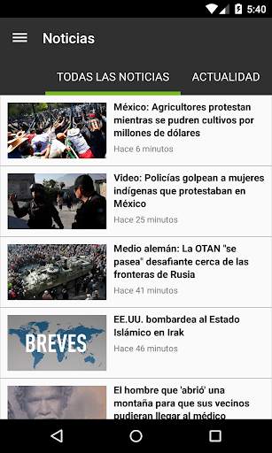 RT noticias screenshot 1