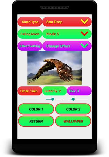 Eagle Live Wallpaper - Screen Lock, Sensor, Auto screenshot 7