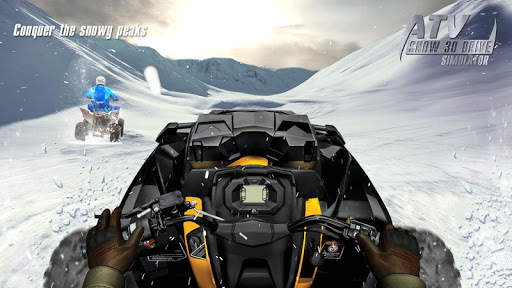 ATV Snow 3D Drive Simulator screenshot 2