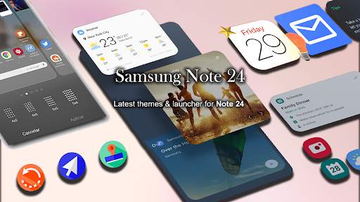 Launcher for Samsung Note 24 screenshot 1