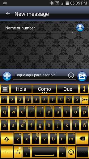 THEME AI TYPE GOLD BLACK screenshot 1