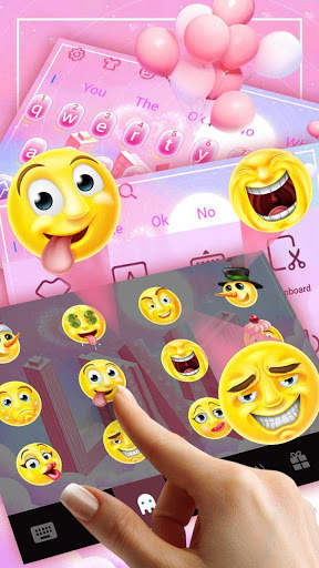 Pink Love Keyboard screenshot 3